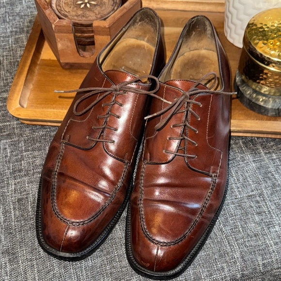 Men's Warren Apron Oxford in British Tan by Cole Haan - Picture 2 of 7